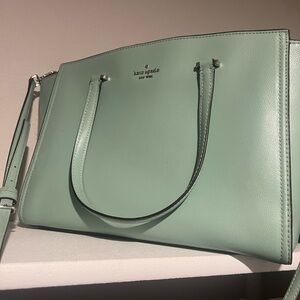 Kate Spade Pastel Green Tote Bag